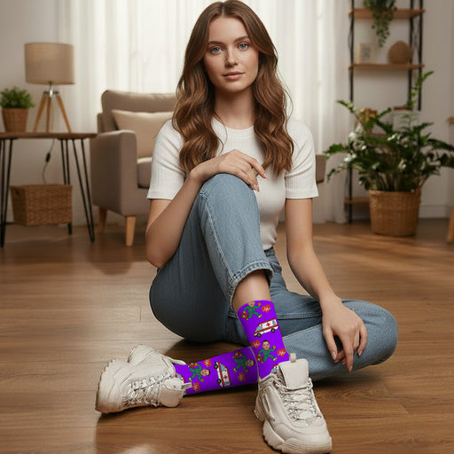 Custom Ambulance Driver Socks – Personalized EMT & Paramedic Photo Gift