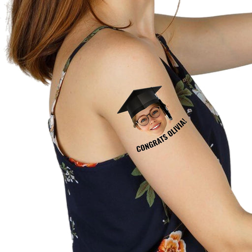 Custom Face Temporary Tattoos – Congrats Edition