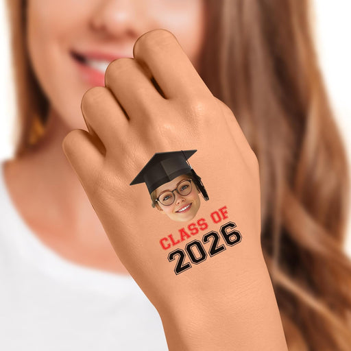 Custom Face Temporary Tattoos – Graduation Edition
