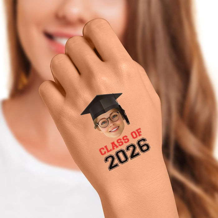 Bleu Reign Custom Face Temporary Tattoos – Graduation Edition