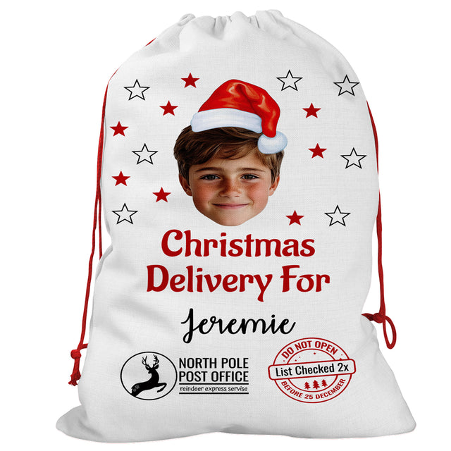Order your Personalize santa sack to make your party memorable and fun