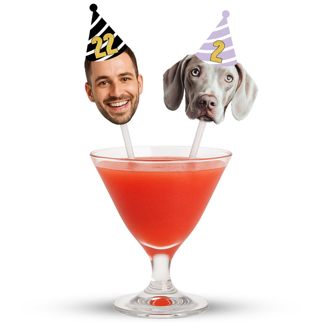 Order your Personalize Face Straw to make your party memorable and fun