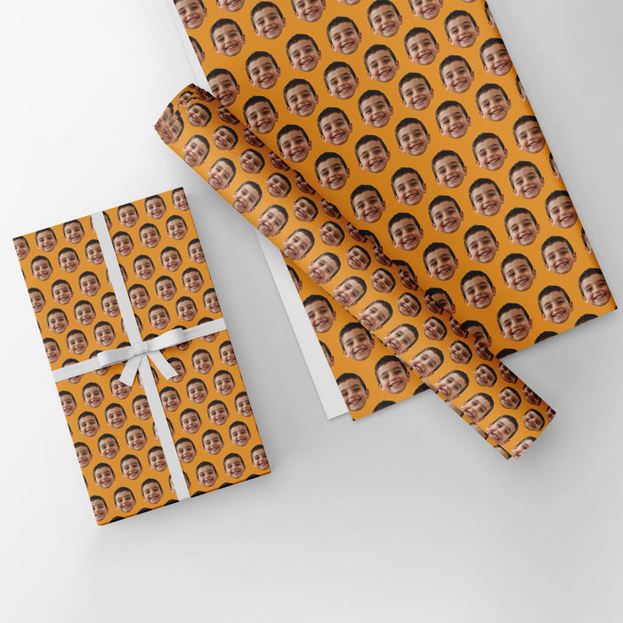 Personalized Wrapping Paper with Custom Names & Photos