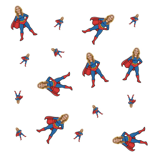 Personalized Cape Super Mom Confetti – Custom Father's Day Table Décor with Your Photo