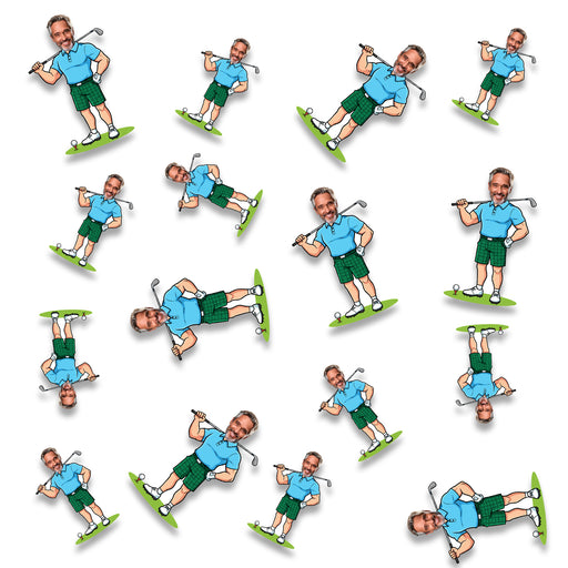 Personalized Golf Dad Confetti – Custom Father's Day Table Décor with Your Photo