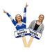 Personalized Dance Cheer Fan Stick with your face, name and team name on it
