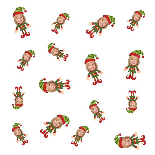 Personalized Elf Confetti – Custom Christmas Table Décor with Your Photo