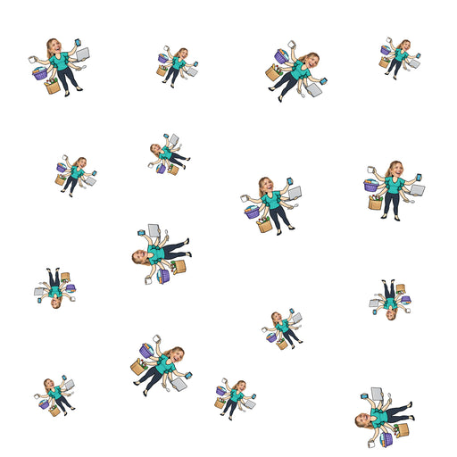 Personalized Multi Tasking Mom Confetti – Custom Father's Day Table Décor with Your Photo