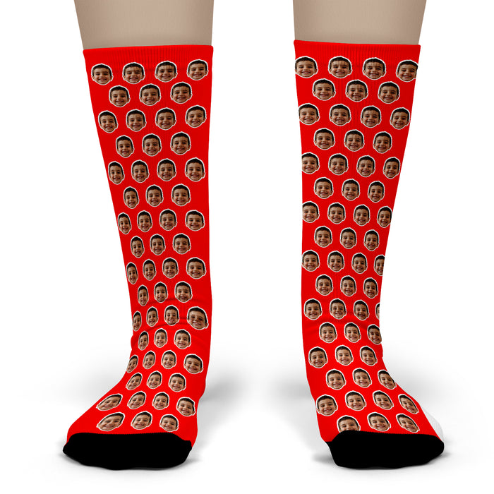 Bleu Reign Personalized Custom Face Socks – Funny Gift for Men, Women & Couples