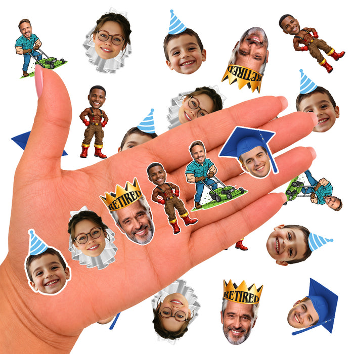Personalized DJ Dad Confetti – Custom Father's Day Table Décor with Your Photo