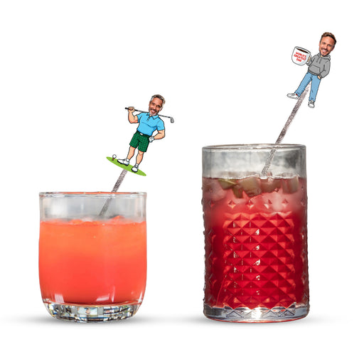 Personalized Him Swizzle Sticks – Custom Him Drink Stirrers with Your Photo