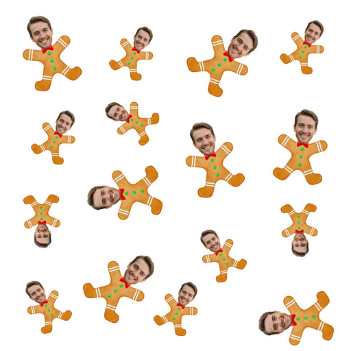 Personalized Gingerbread Confetti – Custom Christmas Table Décor with Your Photo