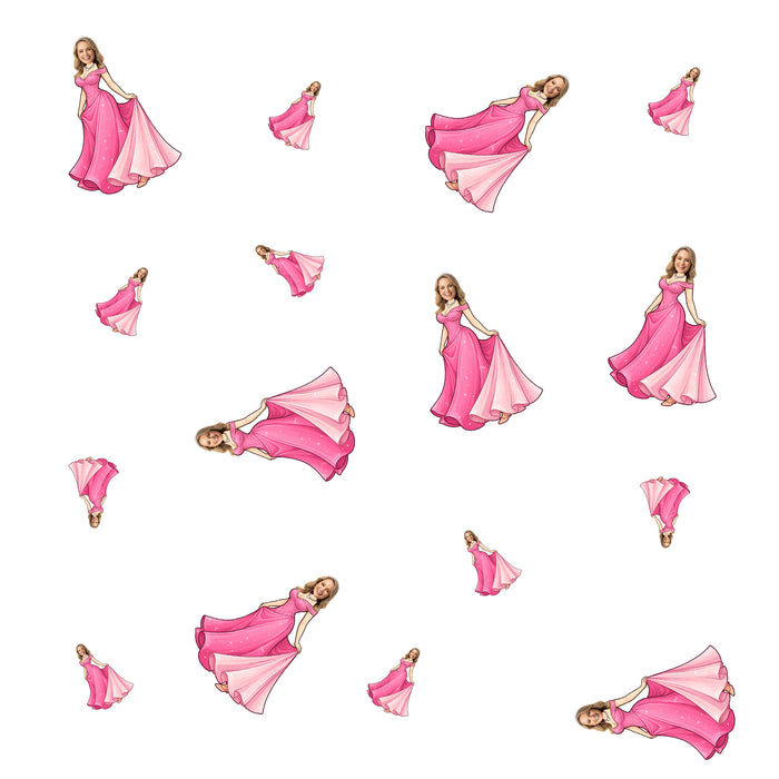 Personalized Princess Mom Confetti – Custom Father's Day Table Décor with Your Photo
