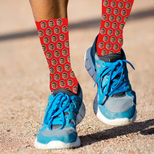 Bleu Reign Personalized Custom Face Socks – Funny Gift for Men, Women & Couples