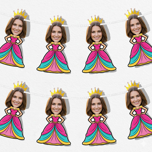 Personalized Queen Mom Bunting Banner – Custom Mother's Day Birthday Party Decor