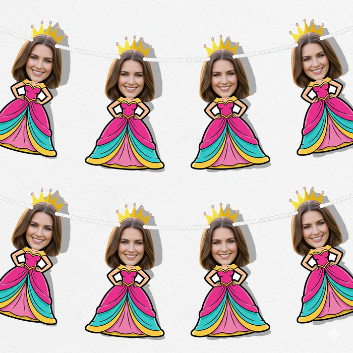 Personalized Queen Mom Bunting Banner – Custom Mother's Day Birthday Party Decor