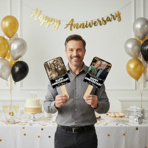 Personalized Anniversary Face Stick – Custom Big Head Photo