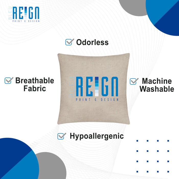 Bleu Reign Personalized License Plate Pillow Case - Custom Name Novelty Souvenir (All 50 States)