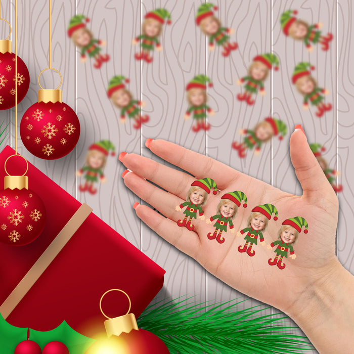 Personalized Elf Confetti – Custom Christmas Table Décor with Your Photo