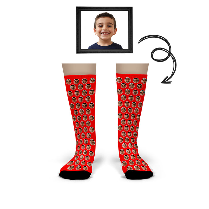 Bleu Reign Personalized Custom Face Socks – Funny Gift for Men, Women & Couples