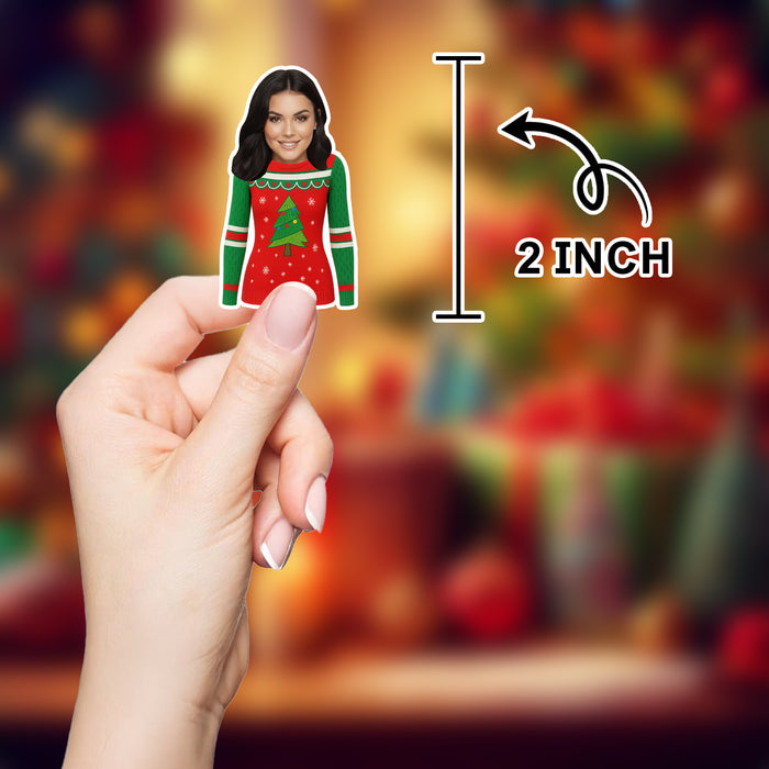 Personalized Ugly Sweater Confetti – Custom Christmas Table Décor with Your Photo