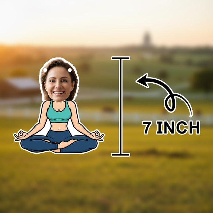 Personalized Yoga Mom Bunting Banner – Custom Mother's Day Birthday Party Decor