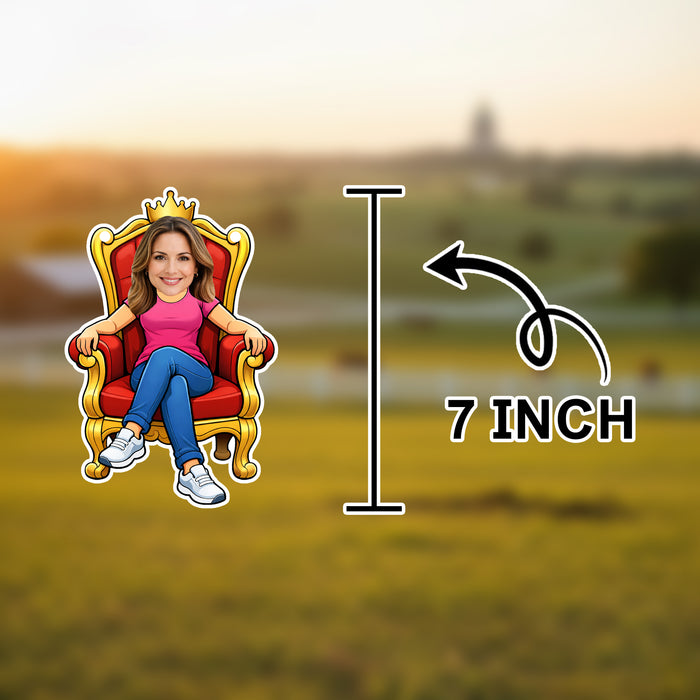 Personalized Throne Mom Bunting Banner – Custom Mother's Day Birthday Party Decor