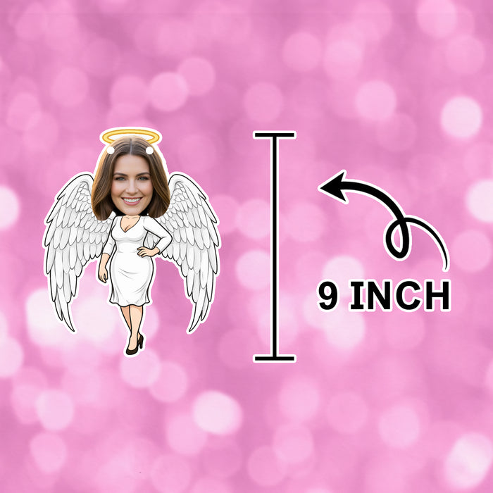 Personalized Angel Mom Bunting Banner – Custom Mother's Day Birthday Party Decor