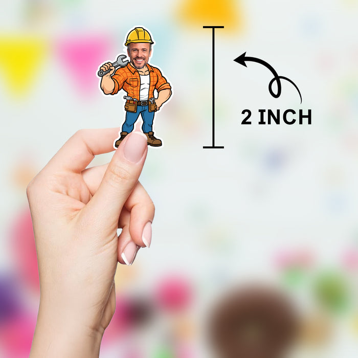Personalized Construction Dad Confetti – Custom Father's Day Table Décor with Your Photo