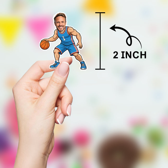 Personalized Basketball Dad Confetti – Custom Father's Day Table Décor with Your Photo
