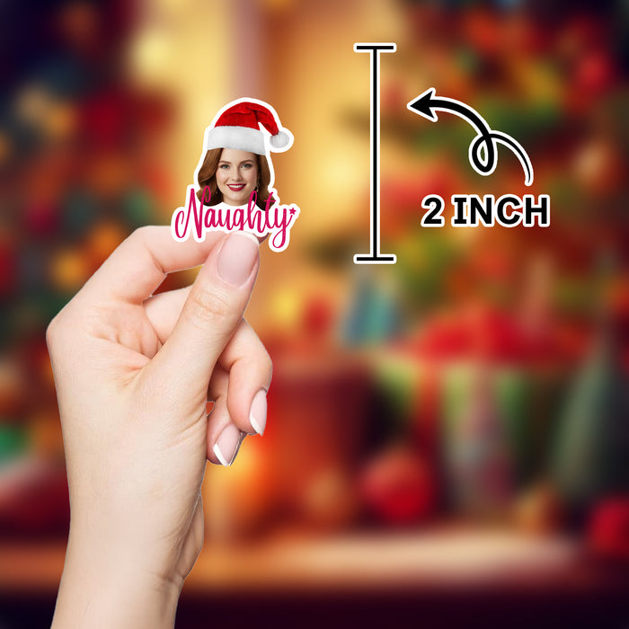 Personalized Naughty or Nice Confetti – Custom Christmas Table Decorations with Your Photo