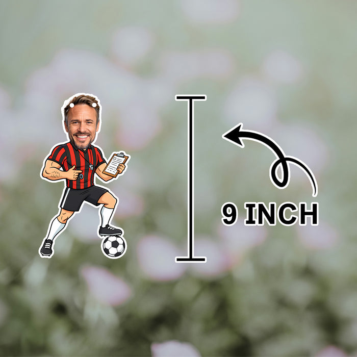 Personalized Soccer Coach Dad Bunting Banner – Custom Father's Day Birthday Party Decor
