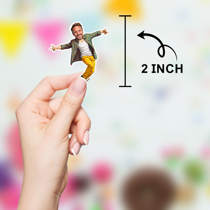 Personalized Dancing Dad Confetti – Custom Father's Day Table Décor with Your Photo
