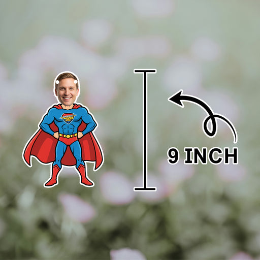 Personalized Superhero Dad Bunting Banner – Custom Father's Day Birthday Party Decor