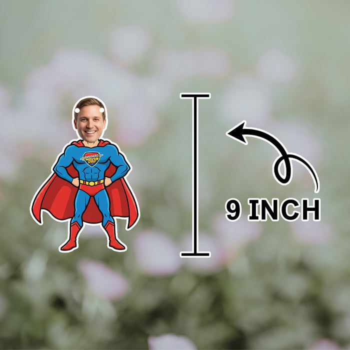 Personalized Superhero Dad Bunting Banner – Custom Father's Day Birthday Party Decor
