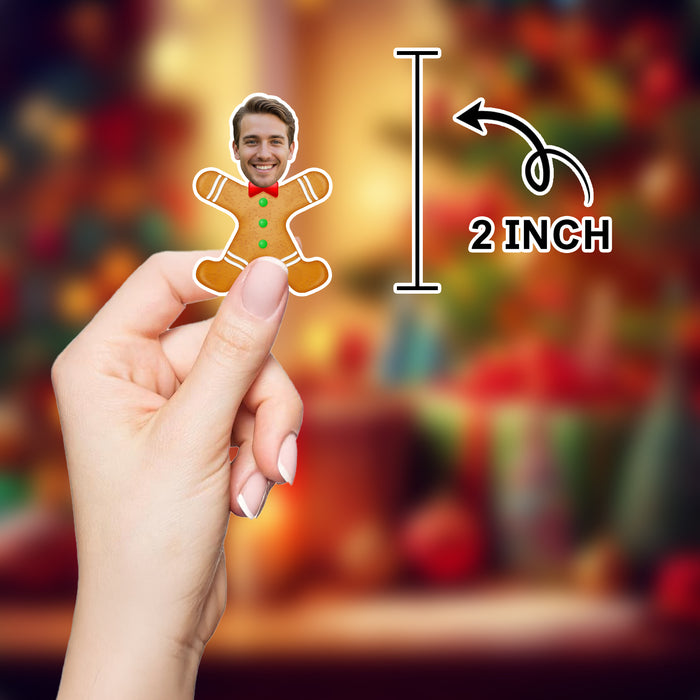 Personalized Gingerbread Confetti – Custom Christmas Table Décor with Your Photo