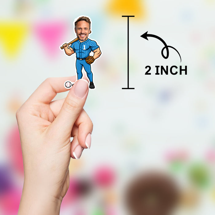 Personalized Baseball Dad Confetti – Custom Father's Day Table Décor with Your Photo