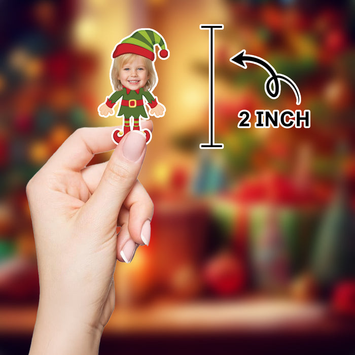 Personalized Elf Confetti – Custom Christmas Table Décor with Your Photo