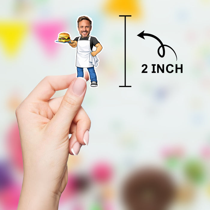 Personalized Chef Dad Confetti – Custom Father's Day Table Décor with Your Photo