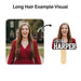 How we handle long hairs for a Face Stick (Visual Example)