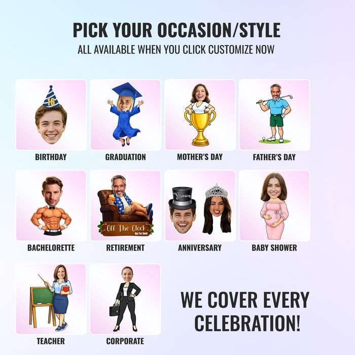 Personalized DJ Dad Confetti – Custom Father's Day Table Décor with Your Photo