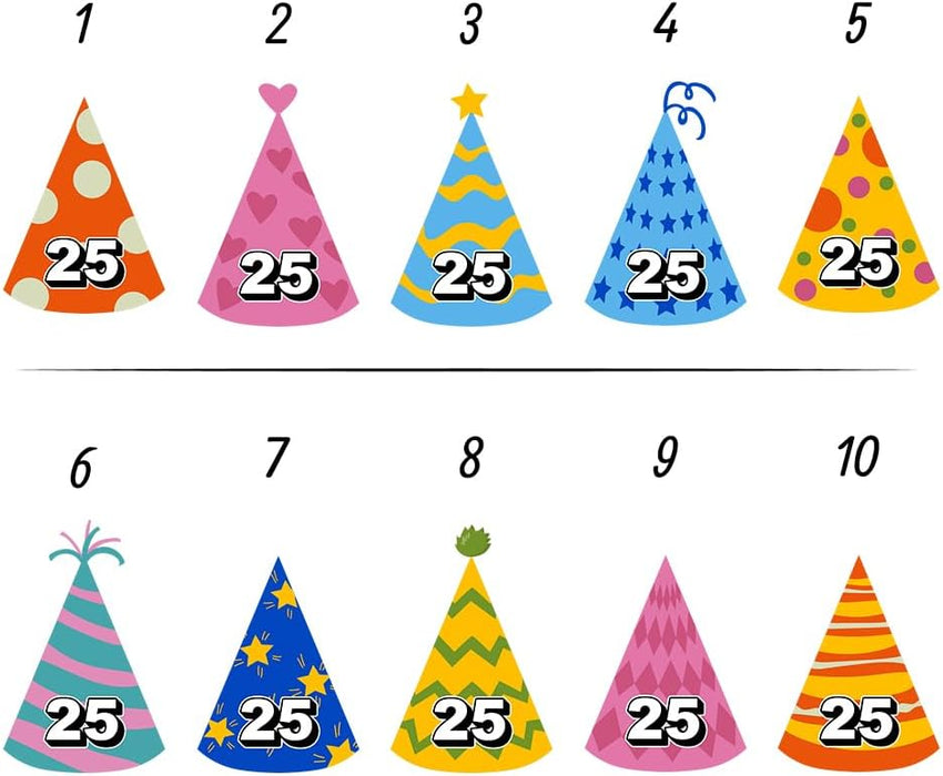 Personalized Birthday Face Stick Then & Now Photo Set