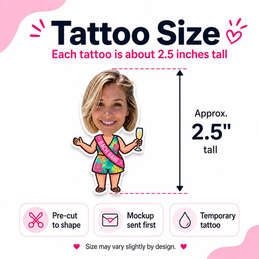 Personalized Custom Face Tattoo