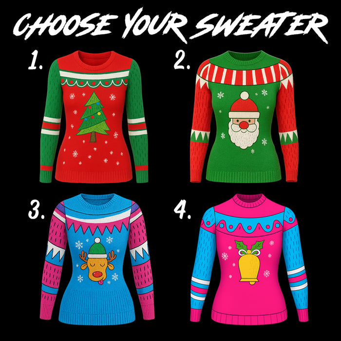 Personalized Ugly Sweater Confetti – Custom Christmas Table Décor with Your Photo