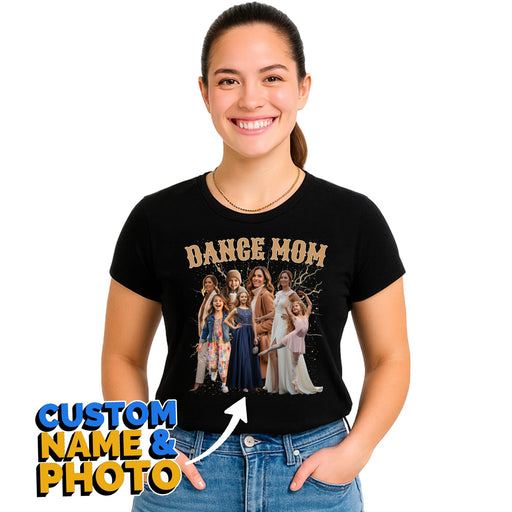 Personalized Face Cutout T-Shirt – Custom Photo Tee for Birthdays, Parties & Fun Gift
