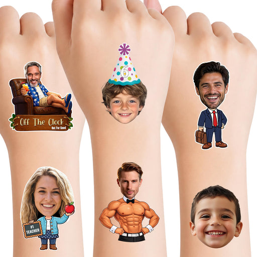 Personalized Custom Face Tattoo