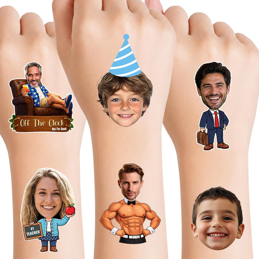 Personalized Custom Face Tattoo