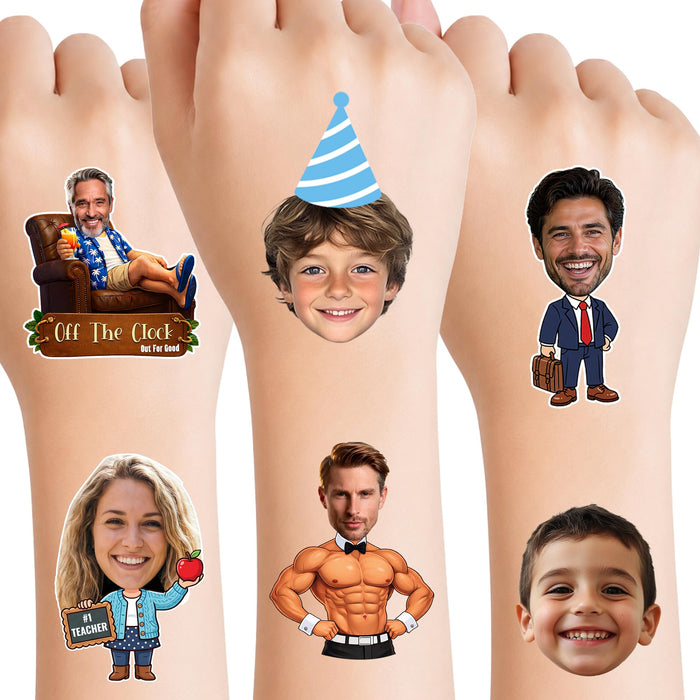 Personalized Custom Face Tattoo