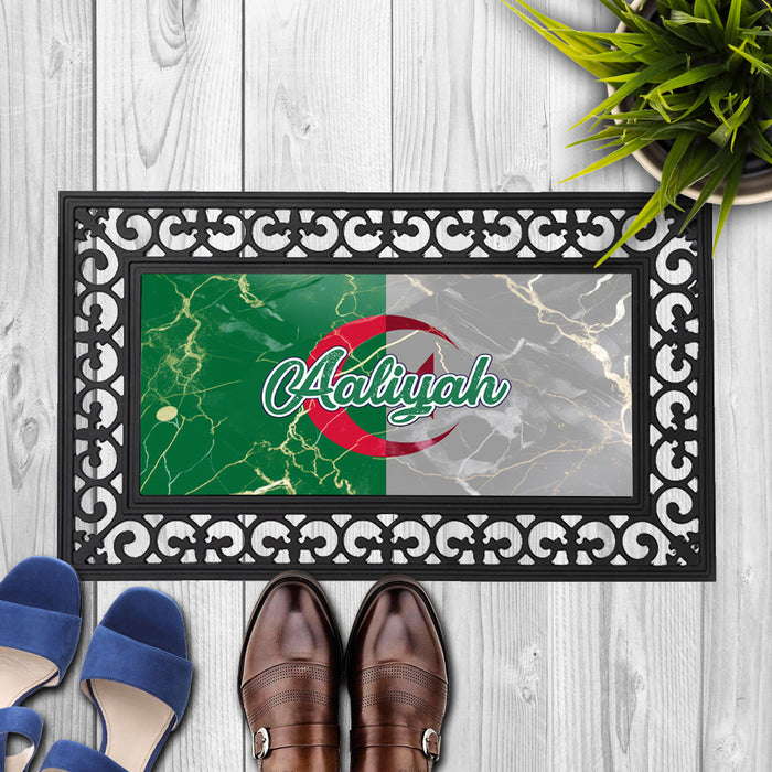 Personalized 18x30 inches Door Mat African Country Flag Series - Algeria Flag