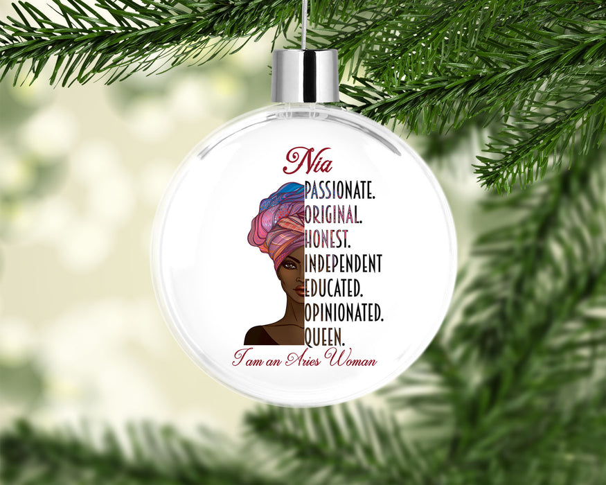 Personalized Aries Ornament